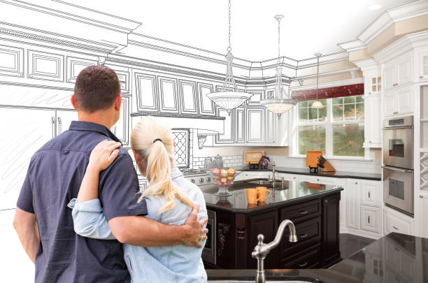 Professional Kitchen Island Installation technician working in Haymarket, VA
